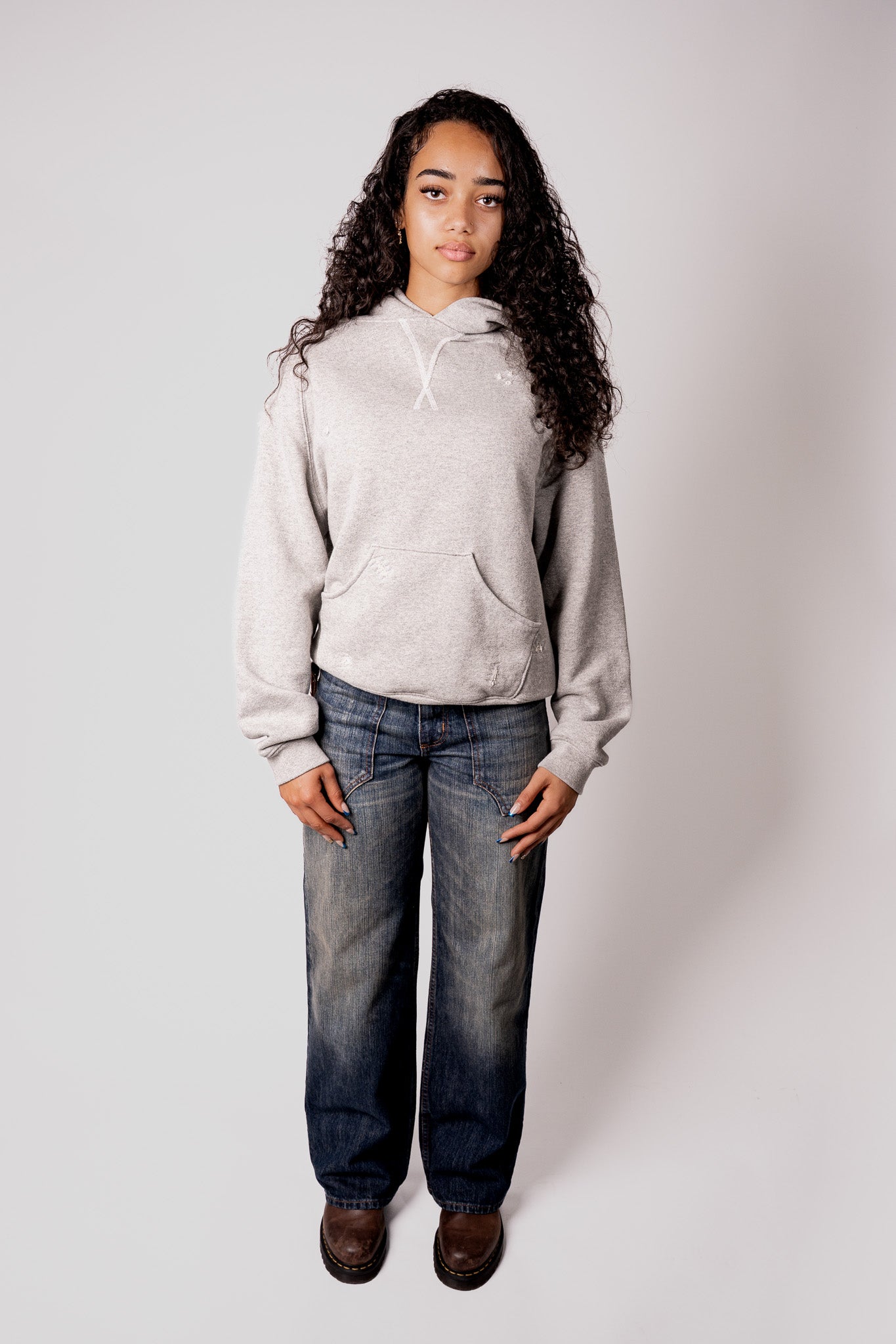 Heritage Hoodie Repaired Heather (B-Grade)